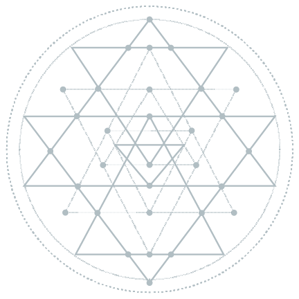 Yantra kuvio valkoinen
